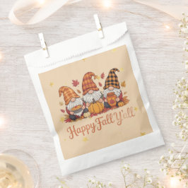 Bolsas de Favor de Gnomos Feliz Otoño para Todos