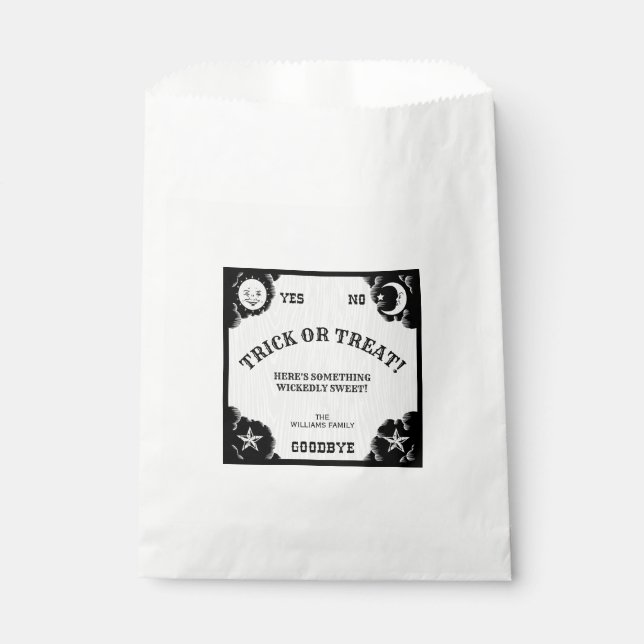 Bolsas de Favor de Halloween del Consejo de Espíri (Anverso)