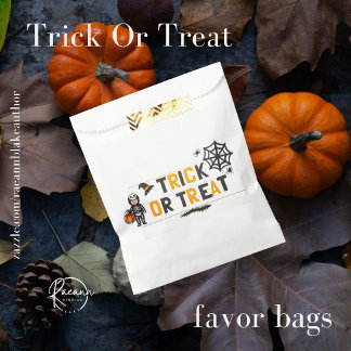 Bolsas de Favor de Halloween 'Truco o Trato'