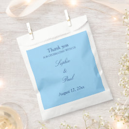 Bolsas de Favor de la Boda Azul de Cornflower Eleg