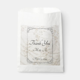 Bolsas de Favor de la Boda de Lace Embroidadas