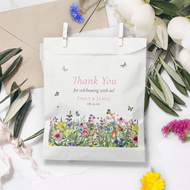 Bolsas de Favor de la Boda Floral (Subido por el creador)