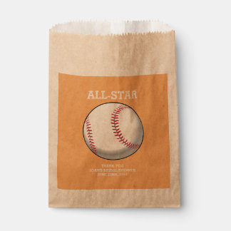 Bolsas de Favor de la Ducha Bridal de Béisbol