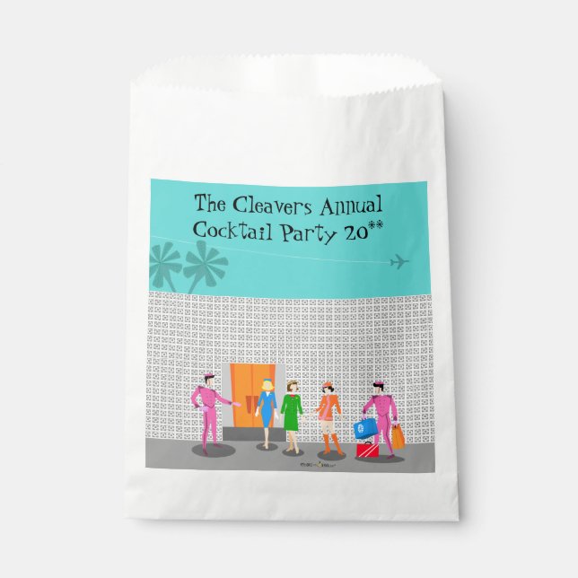 Bolsas de Favor de la Fiesta de las Palm Springs A (Anverso)