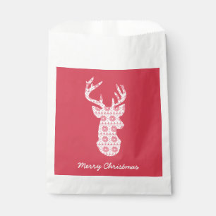 Bolsas de Favor de los Renos para Navidades del Kn