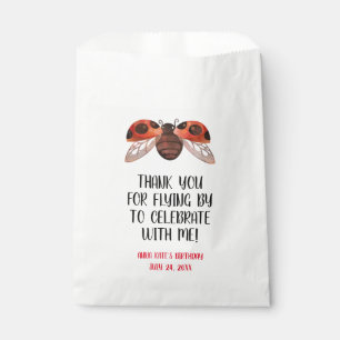 Bolsas de favor de partido personalizadas Ladybug