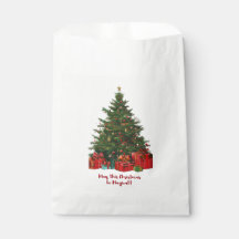 Bolsas de Favor del Árbol de Navidad mágico