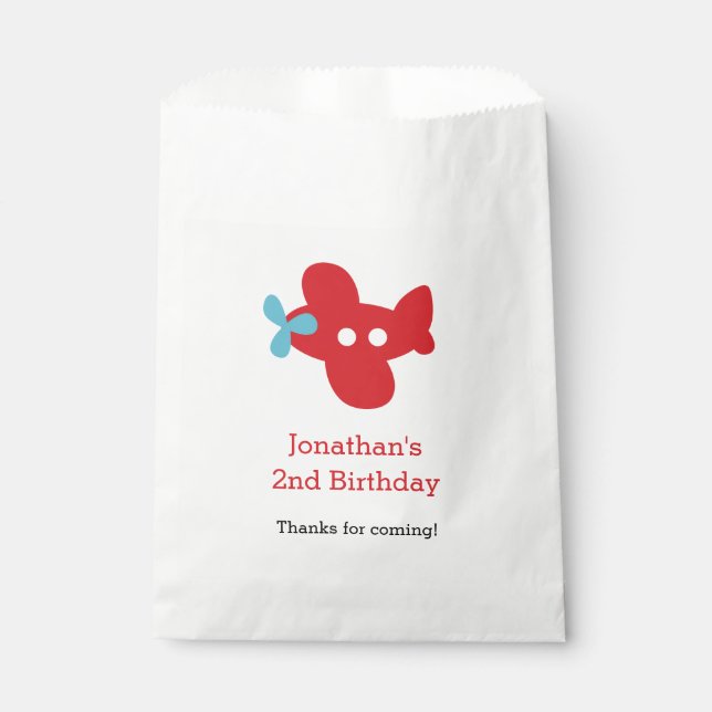 Bolsas de Favor del Avión (Cumpleaños Rojo Persona (Anverso)