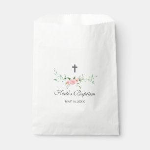 Bolsas de Favor del Bautismo con Flor Dulce
