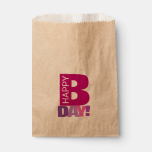 Bolsas de Favor del Día Simple y Divertido