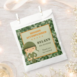 Bolsas de Favor del Ejército - Cumpleaños de Camo 