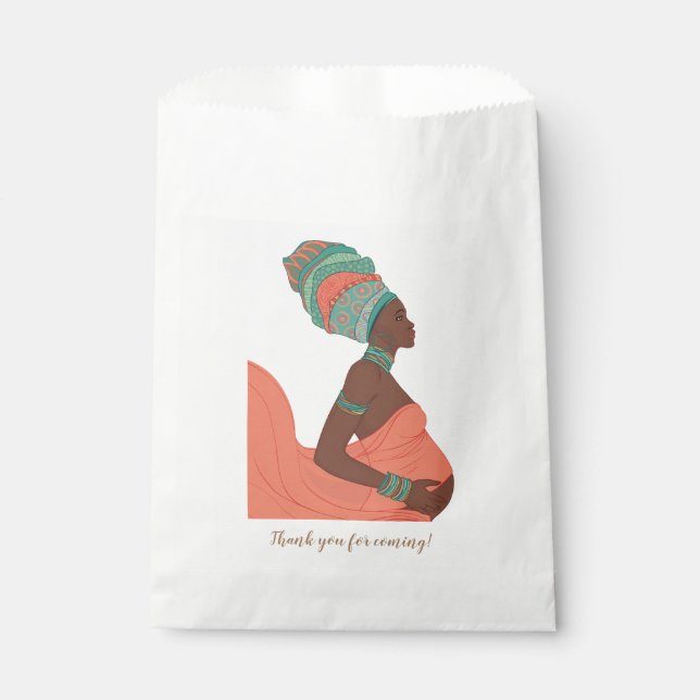 Bolsas de Favor del Partido Baby Shower de la Rein (Anverso)