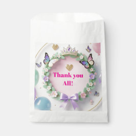 Bolsas de Favor Elegantes de Quinceañera en Pastel