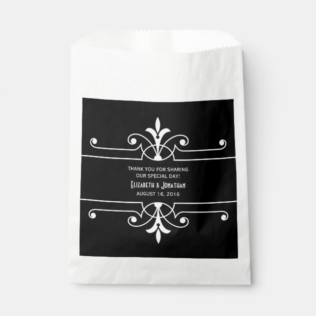 Bolsas de Favor Ornamental Ebony Fancy (Anverso)