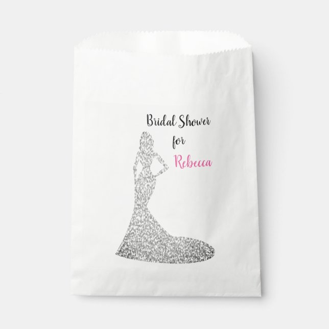 Bolsas de Favor para Bridal Shower Sparkle & Shine (Anverso)