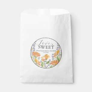Bolsas de Favor para Desayuno de Novia Aquarela Fl