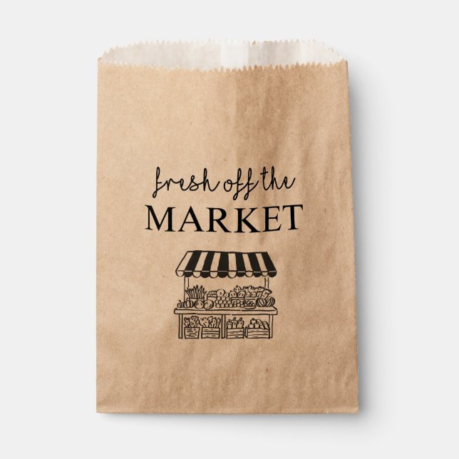 Bolsas de Favor para Despedida de Soltera Fresh Of (Anverso)