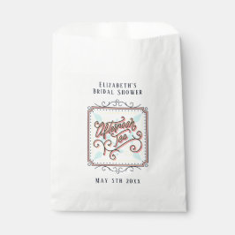 Bolsas de Favor para Té de la Tarde Caprichosas