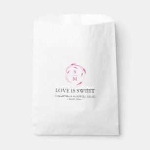 Bolsas de Favor Personalizadas para Bodas Fuchsia