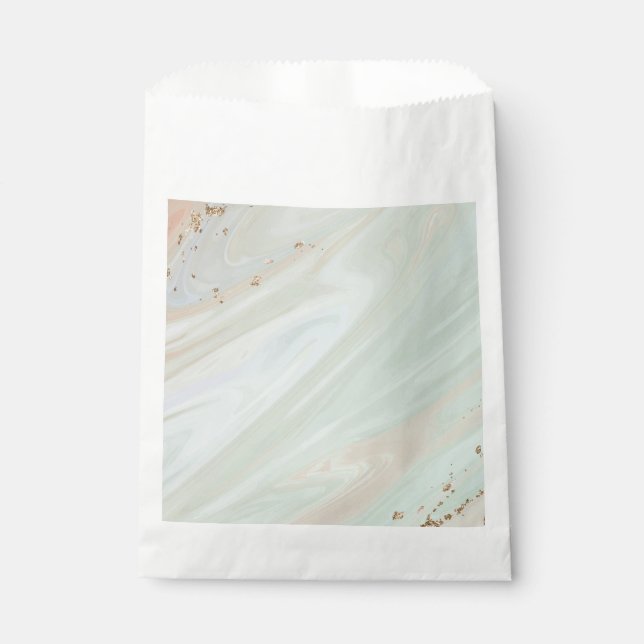 Bolsas de Favor Purpurina Texturadas de Marble Pas (Anverso)