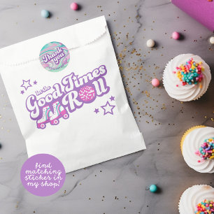 Bolsas de Favor Retro Groovy Roller Disco