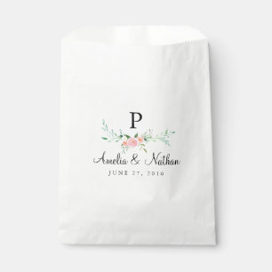 Bolsas de Favor Rosa de la Flora de Agua Dulce