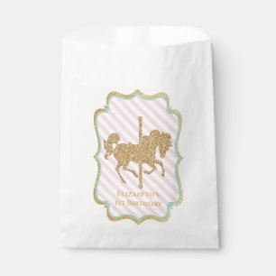Bolsas de favores con tema de carrusel