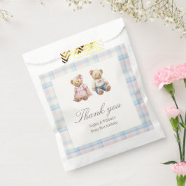 Bolsas de favores de cumpleaños Beary primero para