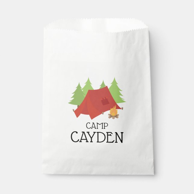Bolsas de favores de fiesta de cumpleaños de campi (Anverso)