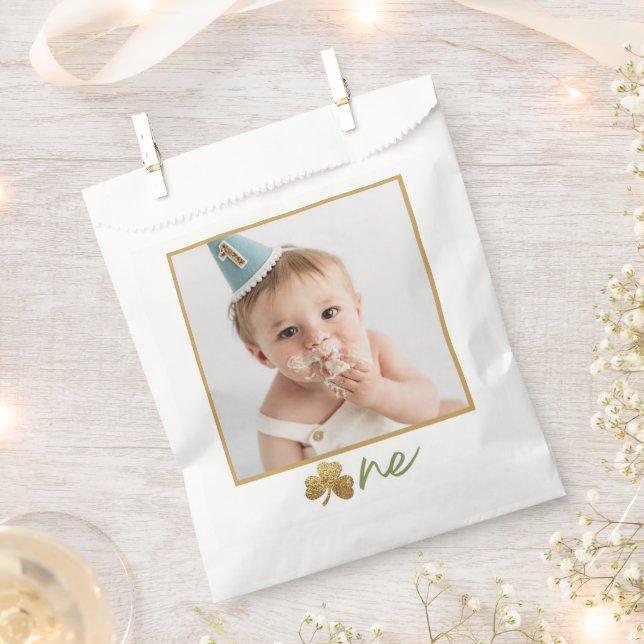 Bolsas de favores de fotos de cumpleaños para niño (Cortado)
