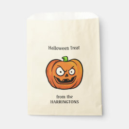 Bolsas de favores de la Calabaza de Halloween