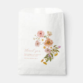 Bolsas de favores florales caprichosas, flores boh