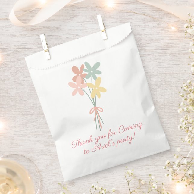 Bolsas de favores para fiesta de niñas (Cortado)