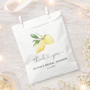 Bolsas de favoritas de ducha de limón de color agu