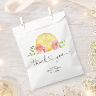 Bolsas de favoritas de ducha de limón de color agu