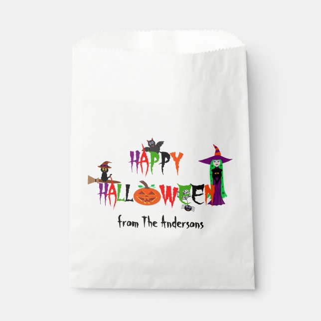 Bolsas de favoritas de Halloween (Anverso)