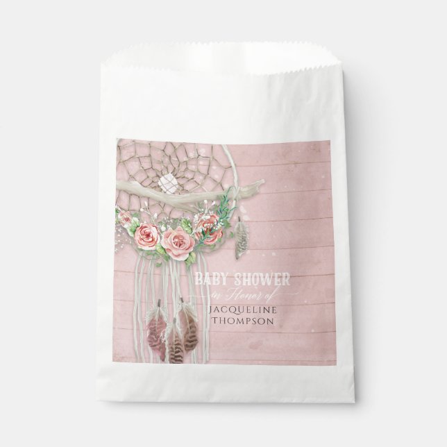 Bolsas de Favorito Cumpleaños Niña Soñadora BOHO A (Anverso)