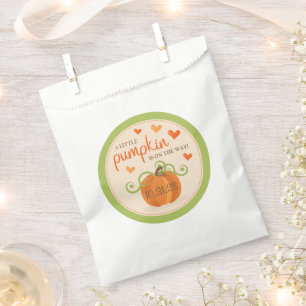 Bolsas de Favoritos de Baby Shower de Calabacita L