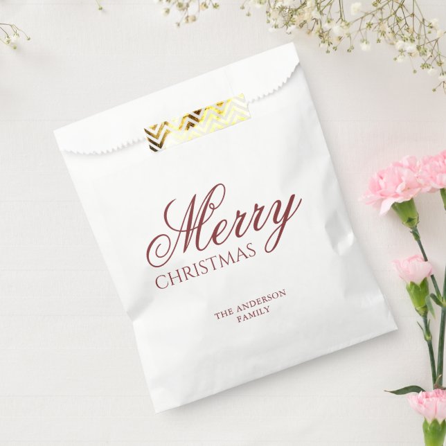 Bolsas de Favoritos de Navidad Clásicas | Letra Ro (Sellado)