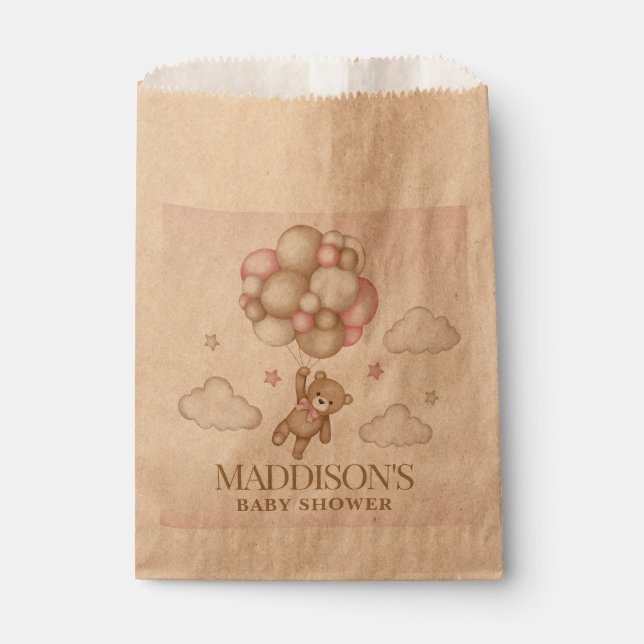 Bolsas de Favoritos para Baby Shower 'Apenas Podem (Anverso)
