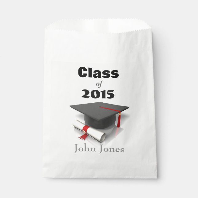 Bolsas de favoritos personalizadas de la fiesta de (Anverso)