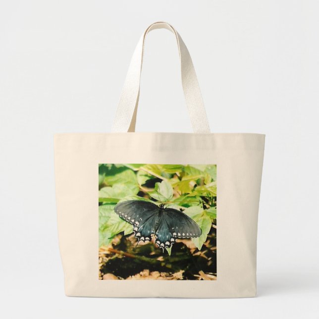 Bolsas de fotos de mariposas Black White Swallowta (Frente)