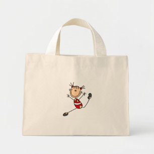 Bolsas de gimnasia de la chica de las palas