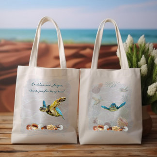 Bolsas de Hotel Recuerdos de Boda Tortugas Marinas