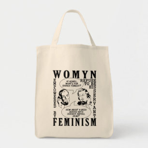 Bolsas de humor feminista retro