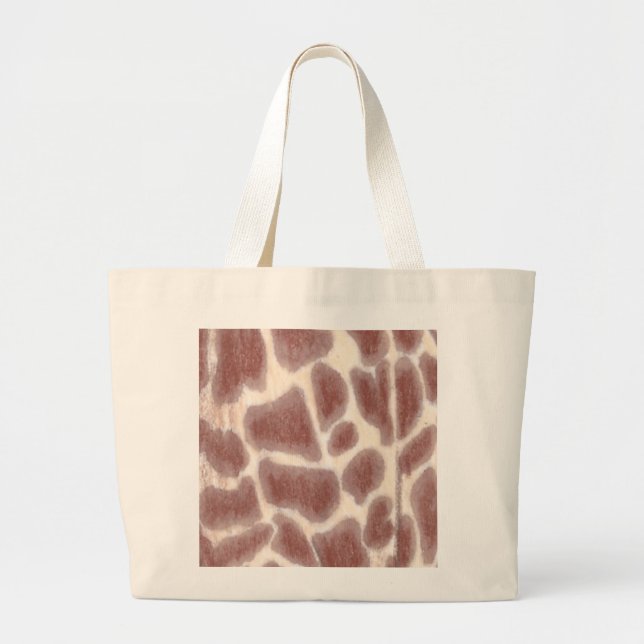 Bolsas de lienzo de patrón de puntos de jirafa (Frente)