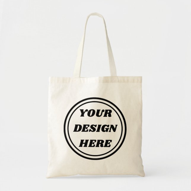 Bolsas de mano de lona de algodón personalizadas,  (Frente)