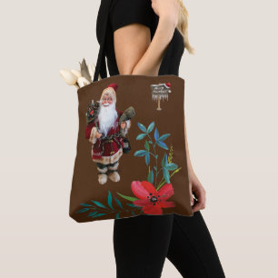 Bolsas de mano de Navidad para mujeres, Santa