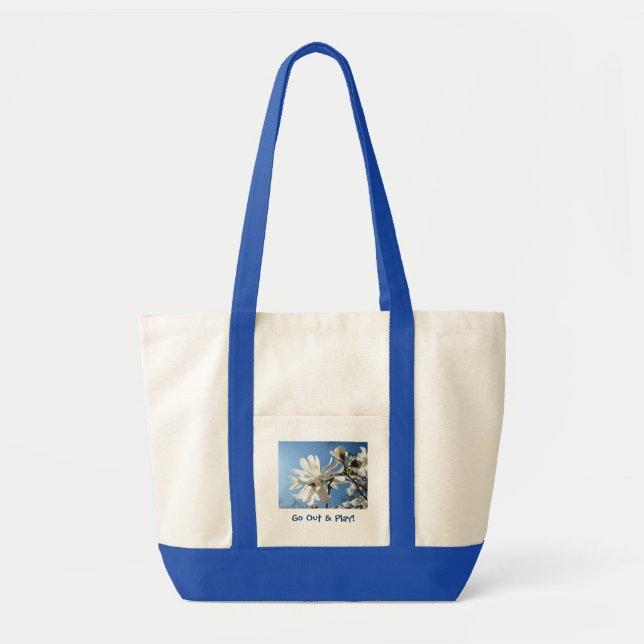 Bolsas de mano divertidas de primavera Salir a jug (Frente)