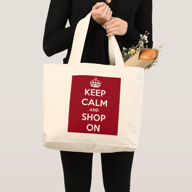 Bolsas de mano Keep Calm and Shop On (Anverso (producto))